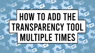 How to Add the Transparency Tool Multiple Times to an Object in Affinity Designer