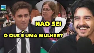 Nikolas faz ministra do Lula travar