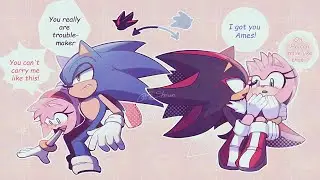 Mind Swapped Love Triangle (Sonamy & Shadamy Comic Dub)