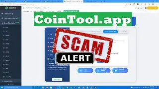 CoinTool SCAM Exposed , How They Scam You By Hiding Their Wallet In Your Contract!