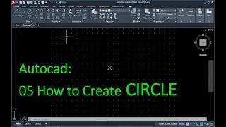 05 Autocad How to Create Circle