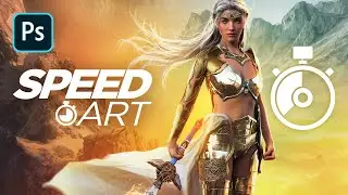 Photoshop Speed Art – Fantasy Goddess Book Cover