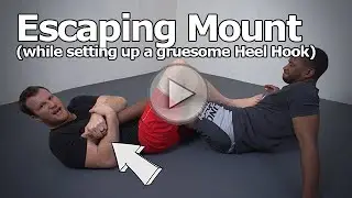 How to Escape From Full Mount (and set up a disgusting heel hook finish)