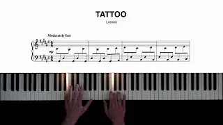 Loreen − Tattoo − Piano Cover + Sheet Music [Eurovision 2023 Winner]