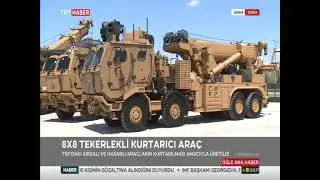 8x8 Zırhlı Kurtarıcı Araç Teslim Töreni - 8x8 Armoured Recovery Vehicle Delivery Event @trthaber