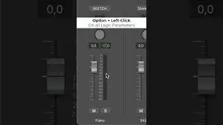 Logic Pro Quick Tip - Parameters to Default Value