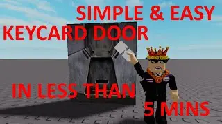 Simple Keycard Door in Roblox Studio under 5 minutes!