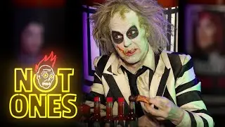 Beetlejuice goes ghost pepper while eating to die for ribs | Beetlejuice Beetlejuice