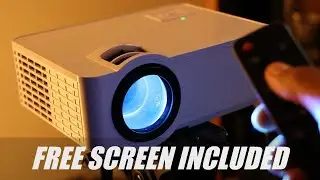 FREE SCREEN INCLUDED!!! | Groview T6 1080p Projector  | Unboxing and Review