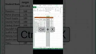 Excel Trick: Move Column in Excel. 