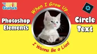 Let's Put Text Around a Circle with Photoshop Elements