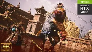 Tiger Vanguard Boss Fight  No Damage Black Myth Wukong - (4K 60FPS) RTX 4090