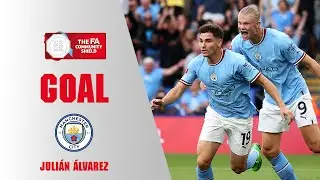 GOAL | Julián Álvarez | Liverpool v Manchester City | FA Community Shield 2022
