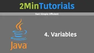 Java Tutorials For Beginners In 2 Minutes - 4 - Variables