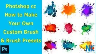 #Photoshop Tutorial in Hindi  | How to Make Your Own Custom Brush & Brush Presets (NKGraphicx)