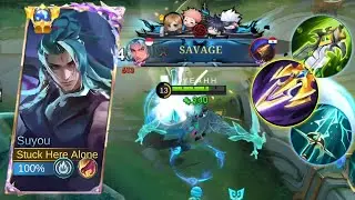 SAVAGE!! BEST 1 HIT BUILD FOR JUNGLER SUYOU 2024!🔥(100% BROKEN BUILD) - SUYOU MLBB