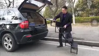 Лестница в автомобиль, трап в машину