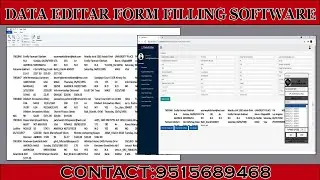 Data Editar Form Filling Auto Typing Software | Data Editar Auto Form Filler | Data Editar Software