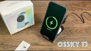 Ossky T3 беспроводная зарядка  3 в 1