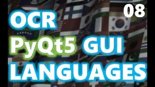 Python OCR GUI for various languages: PyQt5 tutorial - Part 08