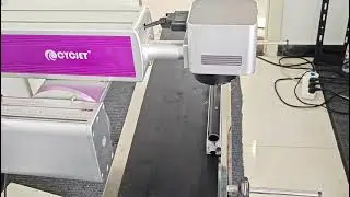 CYCJET fiber marking machine can mark a clear and beautiful LOGO on the pipe #inkjetprinting