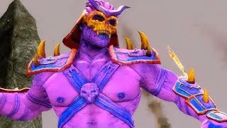 Mortal Kombat Komplete Edition - Toxic Shao Kahn & Dark Kahn Tag Ladder 4K Gameplay Playthrough