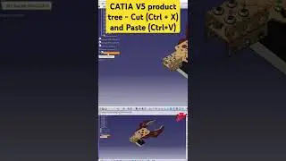 Organize the product tree in CATIA V5 #catiav5 #catiasurfacemodelling #tutorial