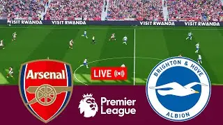 [LIVE] Arsenal vs Brighton Hove Albion Premier League 24/25 Full Match - Video Game Simulation