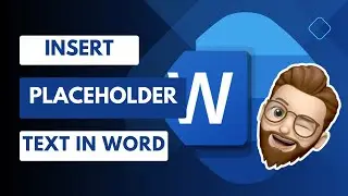 Instantly Insert Placeholder Text in Microsoft Word - The Quickest Way!
