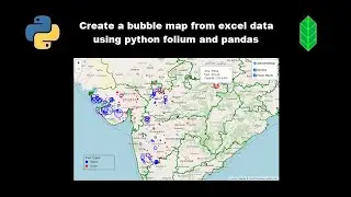 Create a bubble map from excel data using python folium and pandas