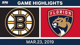 NHL Game Highlights | Bruins vs. Panthers – March 23, 2019