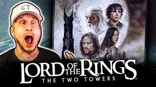 FIRST TIME WATCHING 🍿 LORD OF THE RINGS: THE TWO TOWERS!!! (REACTION)