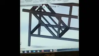 Проект рамы для лазерного станка со2