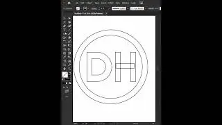 D+H logo in illustrator 