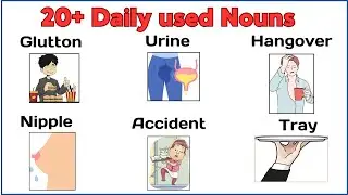 Lesson 80:  Daily use Nouns Vocabulary | Upgrade your Vocabulary 