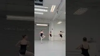 How we teach Pirouettes Combination in Center  #dance #ballet #dancevideo