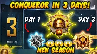 🥵 HOW TO REACH CONQUEROR IN 3 DAYS C5S15 😍 HOW TO GET MORE PLUS | BGMI RANK PUSH TIPS AND TRICKS 😍