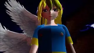 MMD Giantess: Interaction with Goddess Luna!