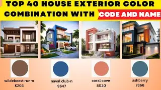 2025 Exterior House Painting Color Ideas With Codes | Outside House Painting Colour Combinations