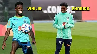 Vinicius Jr, Endrick, Rodrygo SHOW in Brazil Training