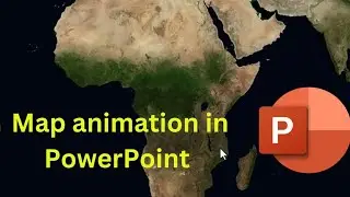 How to Animate a world map in PowerPoint