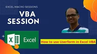 HOW TO CREATE USERFORM IN EXCEL VBA