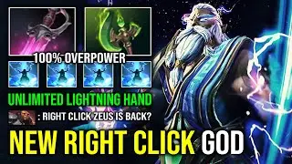 WTF Right Click God Khanda + Parasma 100% Unlimited Lightning Hands Zeus Counter ALL Dota 2