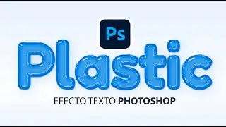 Como hacer efecto de texto en photoshop de plastico
