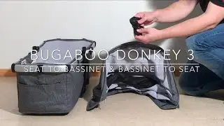 Bugaboo Donkey 3: Textiles Guide - How to Mount, Remove and Wash Both the Seat and Bassinet
