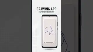 Drawing App [Flutter Custom Painter] #flutter #uiux #shorts #reels #trending #hot #new #letest #cool