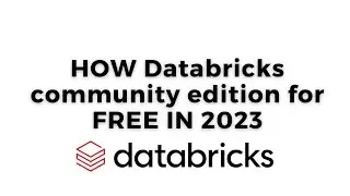 How to create Databricks Community Edition 2023 In English | Databricks Community Edition Sign Up