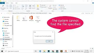 [2020][FIXED] - The system cannot find the file specified on Windows 10/8/7.