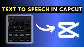 Text to Speech in CapCut for Windows | How to Use the Text to Speech Feature in CapCut for Windows