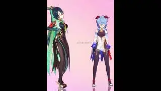 Xianyun & Ganyu - Vanitosa 【Genshin/MMD】#genshinimpact #shorts